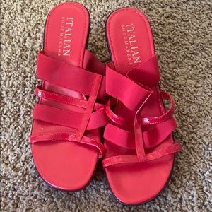 Excellent condition red sandles